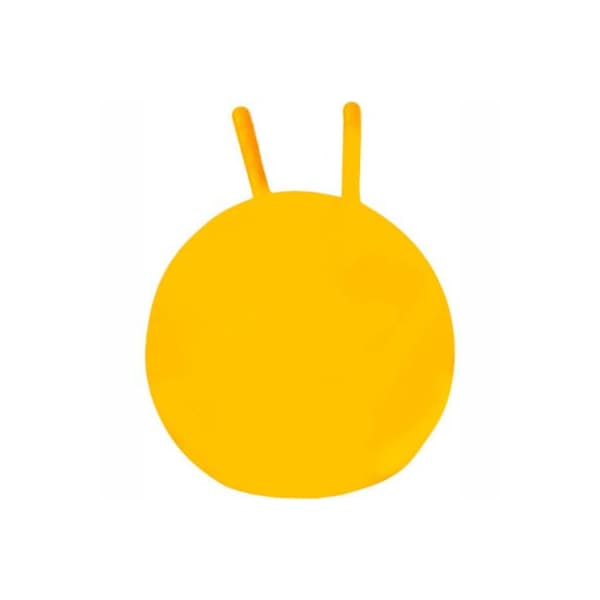 CanDo Inflatable Exercise Jump Ball, Yellow, 16" (40 cm)